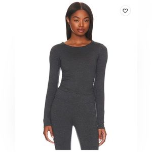 Varley Always Warm Sloane Cropped Tee (S)